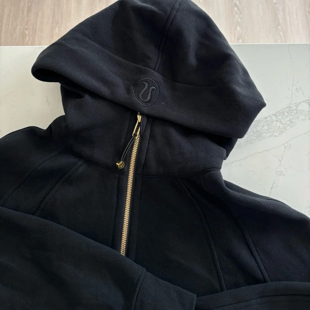 Lululemon Black Scuba Oversized Half-Zip Hoodie - Picture 4 of 5